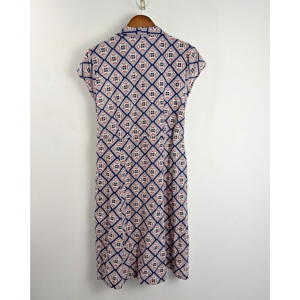 April Cornell Tile Print Day Dress - Picture 2 of 7